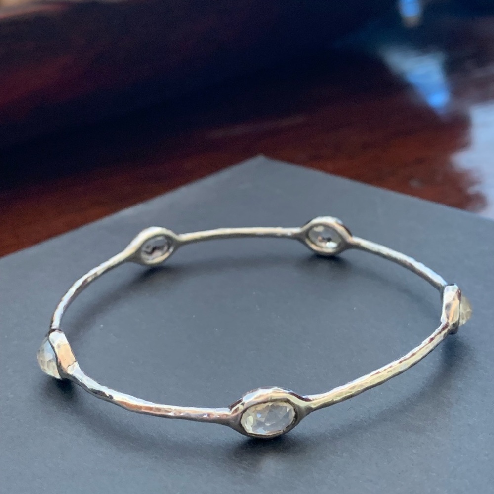 Ippolita Rock Candy 5 stone bangle bracelet